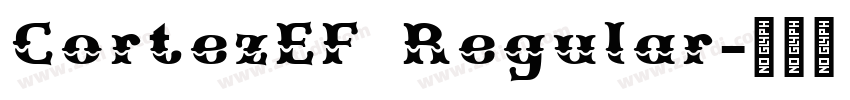CortezEF Regular字体转换